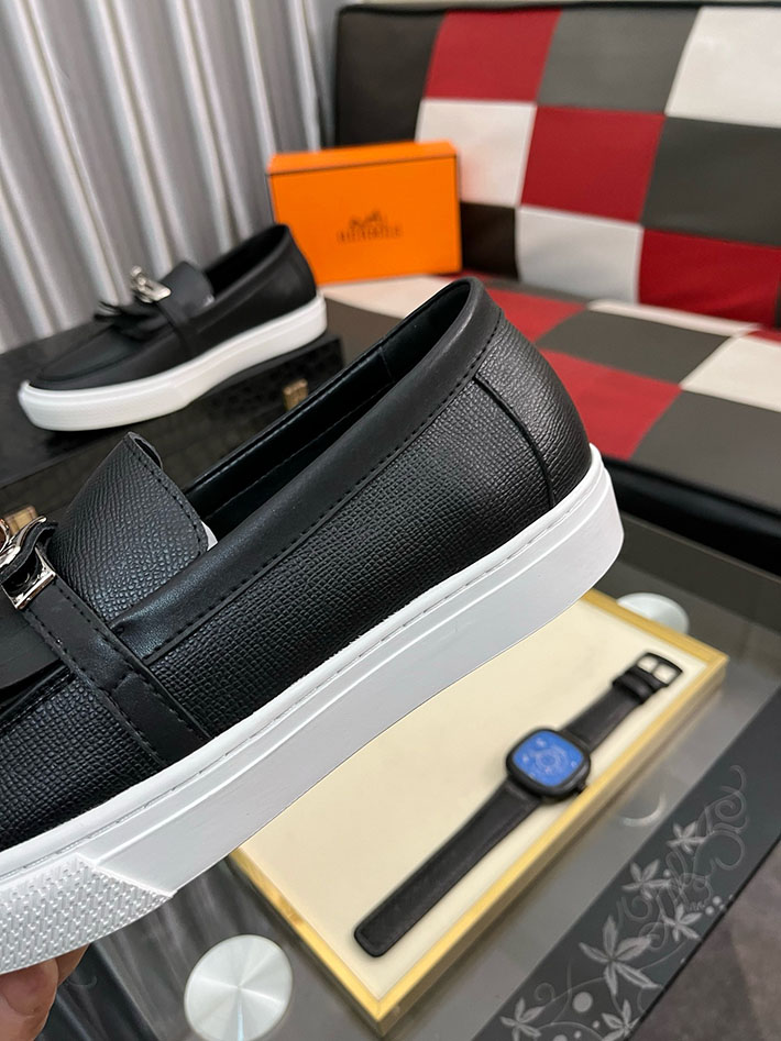 メンズ 最高級エルメススーパーコピー HERMES ゲーム Gameスリッポンスニーカー 2628022 エルメス風 ローファー - 画像 (8)