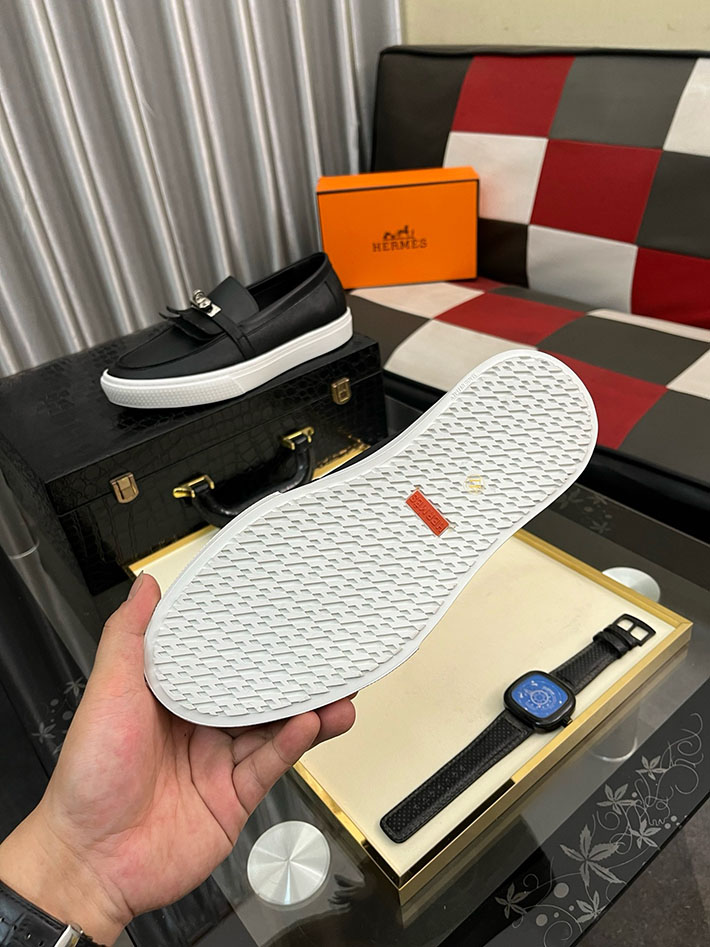 メンズ 最高級エルメススーパーコピー HERMES ゲーム Gameスリッポンスニーカー 2628022 エルメス風 ローファー - 画像 (6)