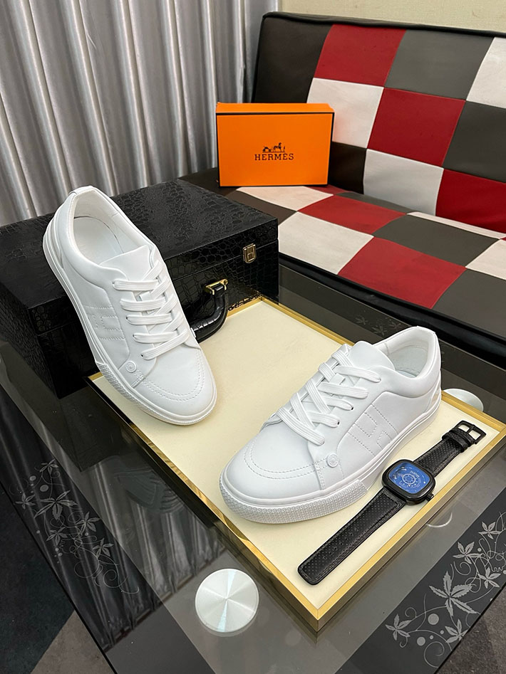 メンズ 最高級エルメススーパーコピー HERMES Kid キッドスニーカー 厚底 通勤 2628023 エルメス スニーカー メンズ - 画像 (3)