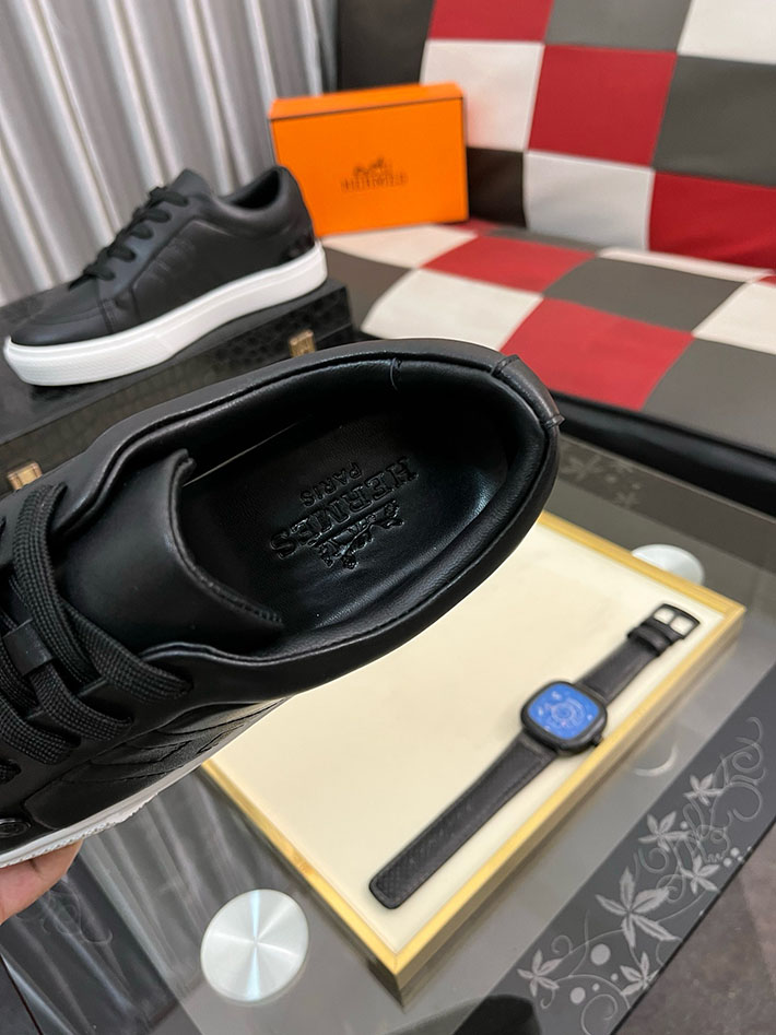 メンズ 最高級エルメススーパーコピー HERMES Kid キッドスニーカー 厚底 通勤 2628024 エルメス スニーカー 人気 - 画像 (7)