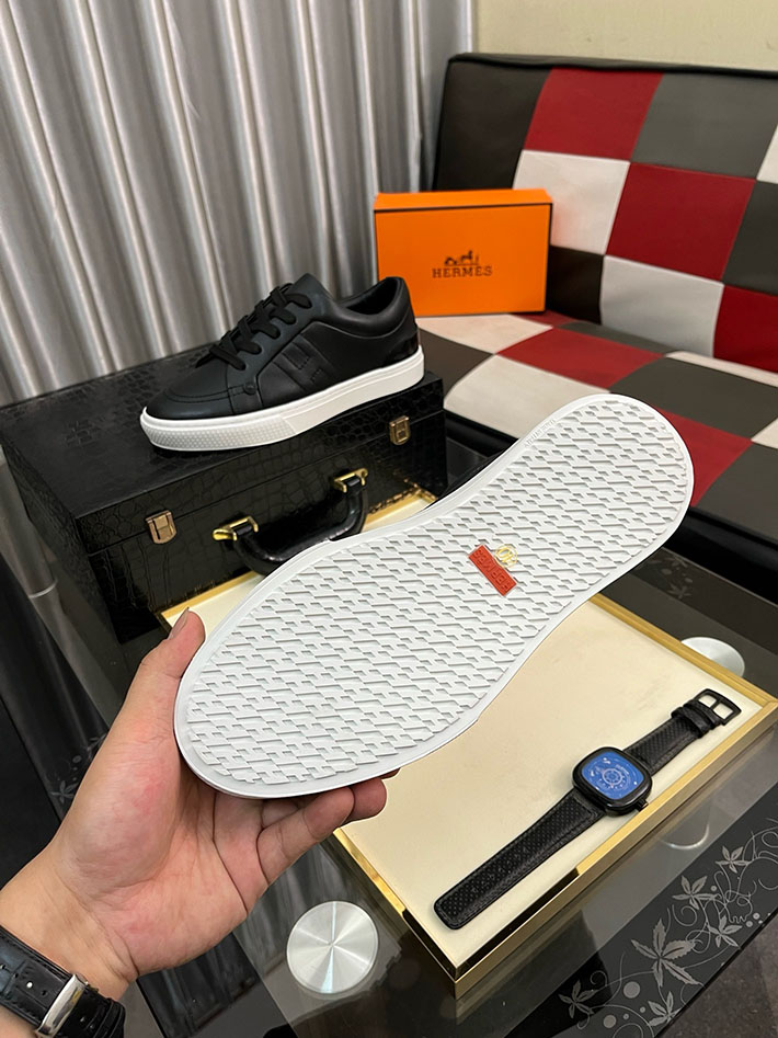 メンズ 最高級エルメススーパーコピー HERMES Kid キッドスニーカー 厚底 通勤 2628024 エルメス スニーカー 人気 - 画像 (6)