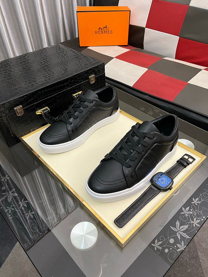 メンズ 最高級エルメススーパーコピー HERMES Kid キッドスニーカー 厚底 通勤 2628024 エルメス スニーカー 人気 - 画像 (4)