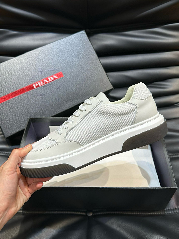 メンズ 最高級プラダスーパーコピー PRADA 01 ナッパレザー スニーカー 靴 シューズ 2628025 プラダ シューズ メンズ - 画像 (6)