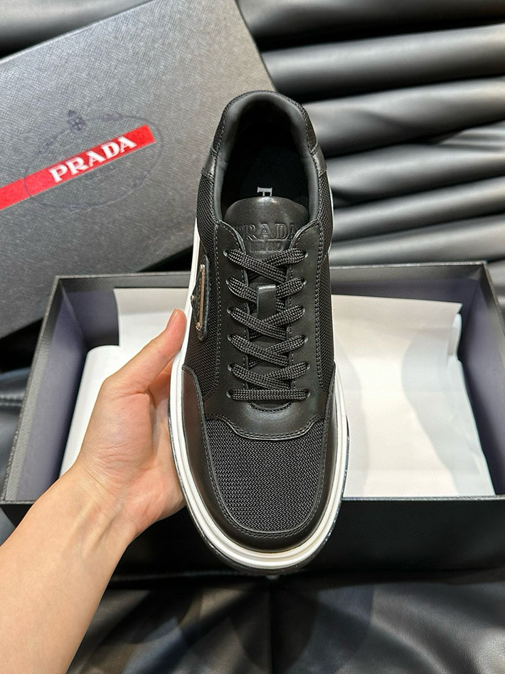メンズ 最高級プラダスーパーコピー PRADA 01 ナッパレザー スニーカー 靴 シューズ 2628026 プラダ スニーカー メンズ - 画像 (8)