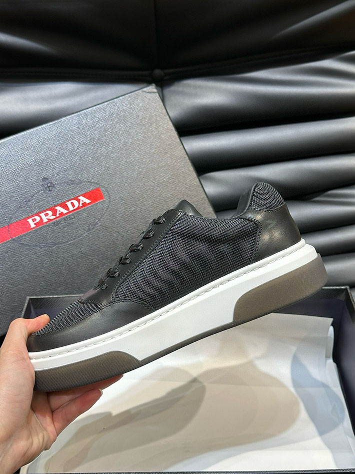 メンズ 最高級プラダスーパーコピー PRADA 01 ナッパレザー スニーカー 靴 シューズ 2628026 プラダ スニーカー メンズ - 画像 (5)