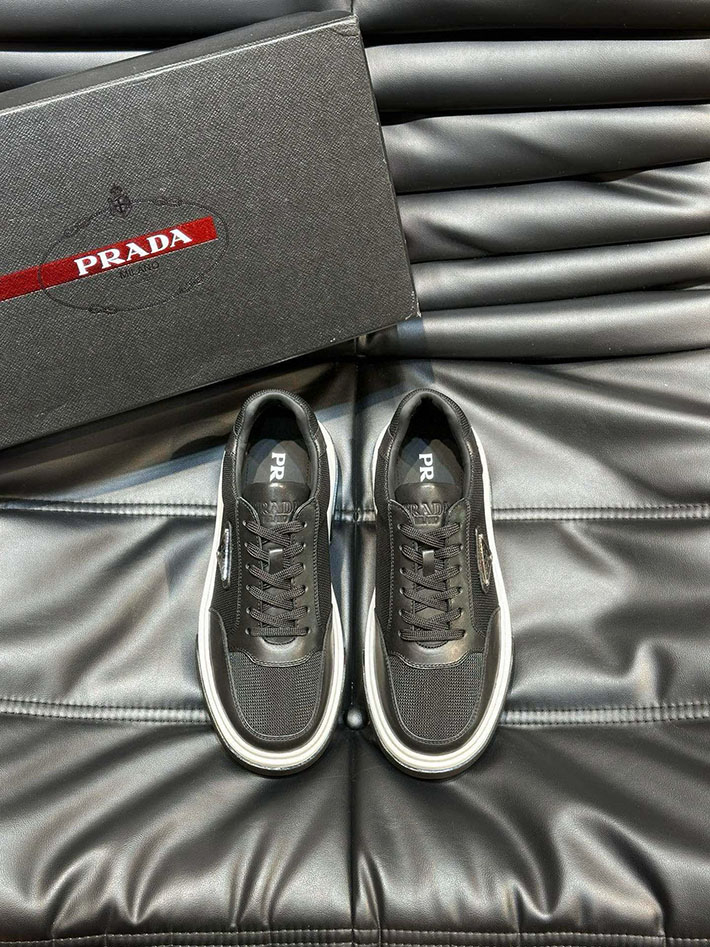 メンズ 最高級プラダスーパーコピー PRADA 01 ナッパレザー スニーカー 靴 シューズ 2628026 プラダ スニーカー メンズ - 画像 (3)