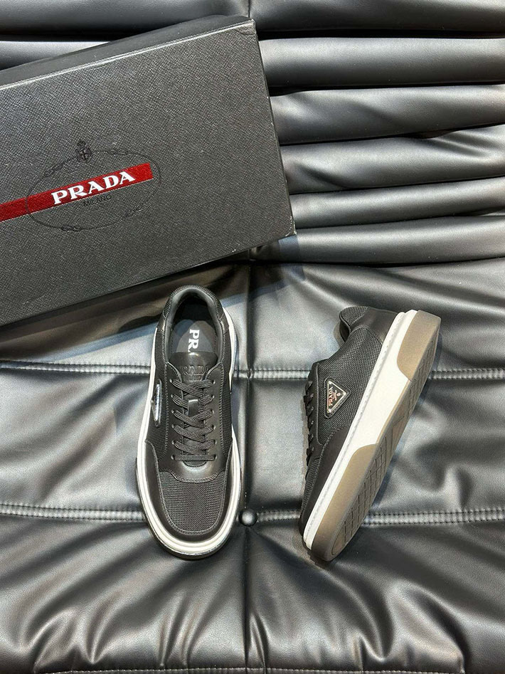 メンズ 最高級プラダスーパーコピー PRADA 01 ナッパレザー スニーカー 靴 シューズ 2628026 プラダ スニーカー メンズ - 画像 (2)