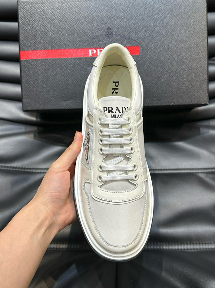 メンズ 最高級プラダスーパーコピー PRADA 01 ナッパレザー スニーカー 靴 シューズ 2628027 プラダ スニーカー アウトレット - 画像 (8)