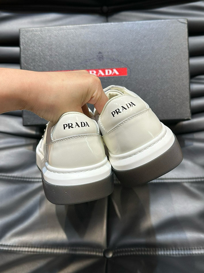メンズ 最高級プラダスーパーコピー PRADA 01 ナッパレザー スニーカー 靴 シューズ 2628027 プラダ スニーカー アウトレット - 画像 (7)