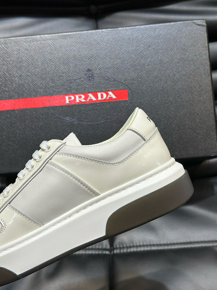メンズ 最高級プラダスーパーコピー PRADA 01 ナッパレザー スニーカー 靴 シューズ 2628027 プラダ スニーカー アウトレット - 画像 (6)
