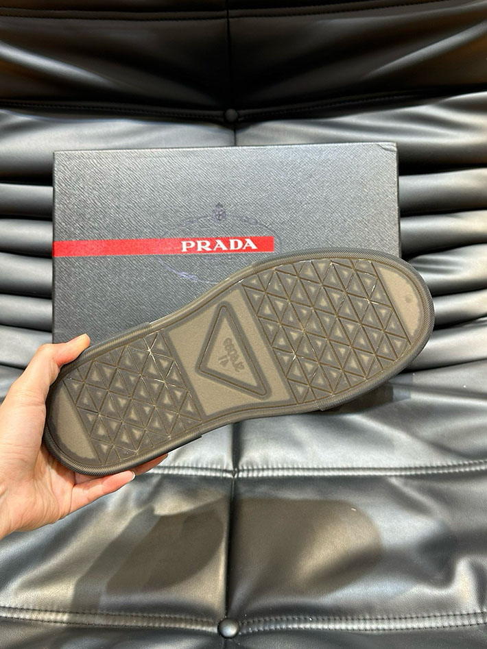 メンズ 最高級プラダスーパーコピー PRADA 01 ナッパレザー スニーカー 靴 シューズ 2628027 プラダ スニーカー アウトレット - 画像 (4)