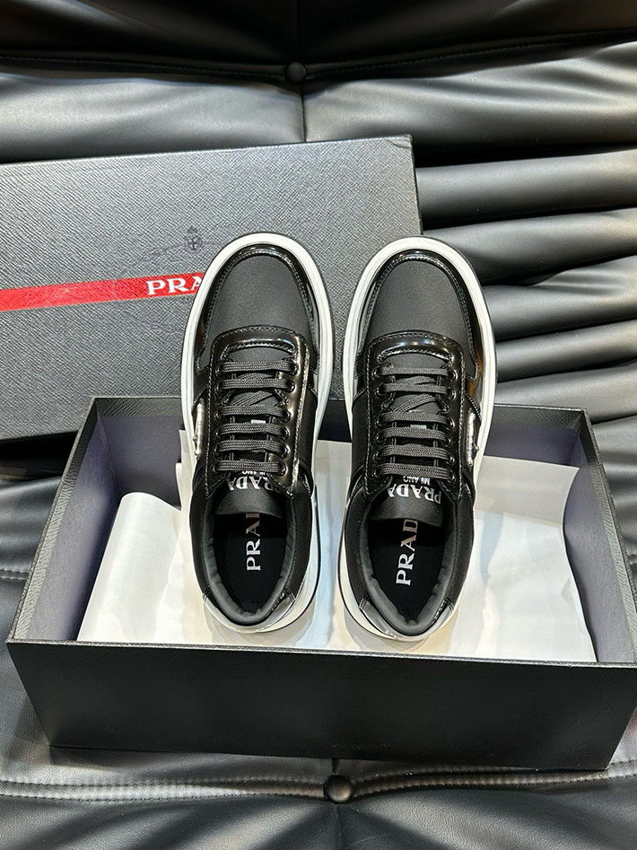 メンズ 最高級プラダスーパーコピー PRADA 01 ナッパレザー スニーカー 靴 シューズ 2628028 プラダ 靴 アウトレット - 画像 (9)