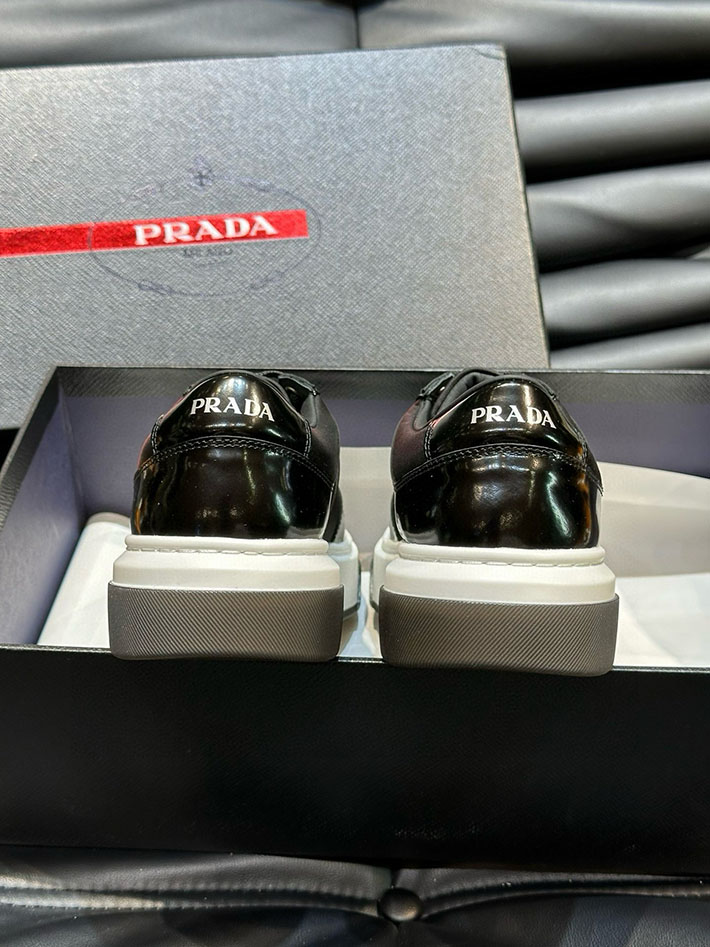 メンズ 最高級プラダスーパーコピー PRADA 01 ナッパレザー スニーカー 靴 シューズ 2628028 プラダ 靴 アウトレット - 画像 (7)