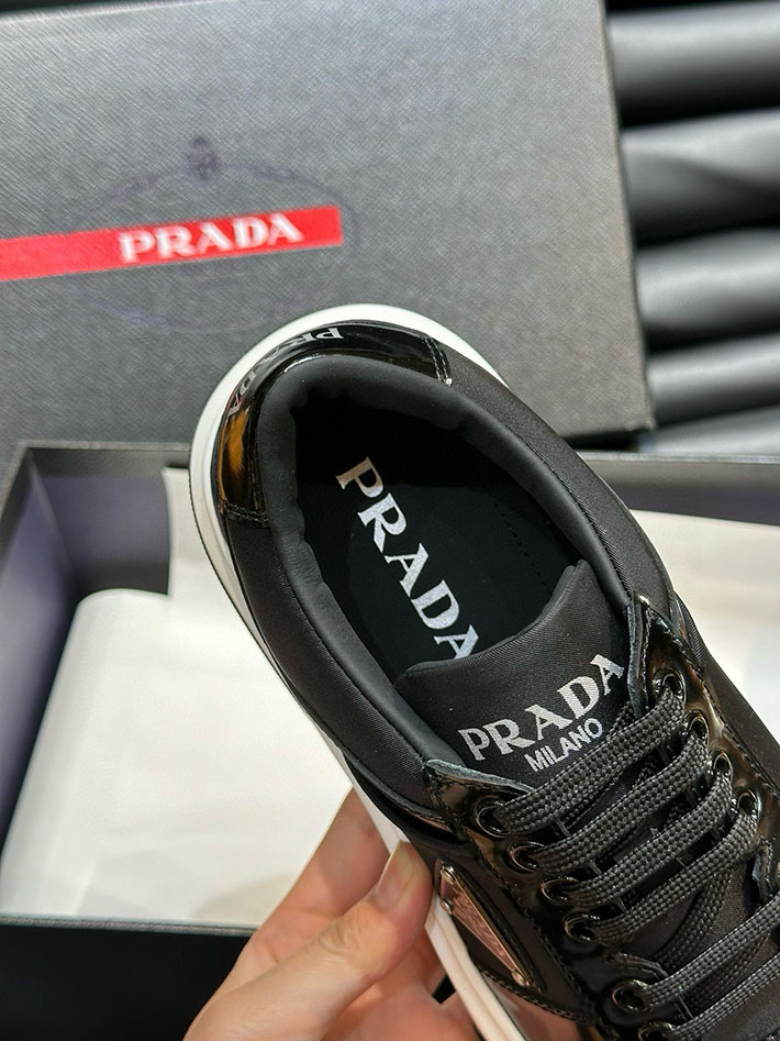 メンズ 最高級プラダスーパーコピー PRADA 01 ナッパレザー スニーカー 靴 シューズ 2628028 プラダ 靴 アウトレット - 画像 (6)
