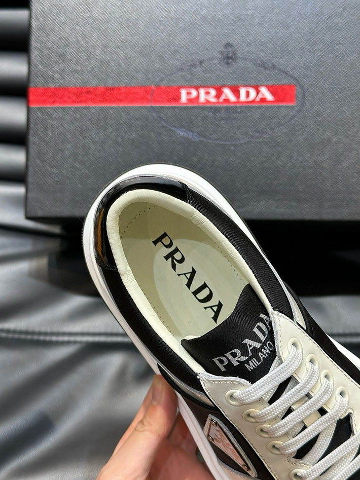 メンズ 最高級プラダスーパーコピー PRADA 01 ナッパレザー スニーカー 靴 シューズ 2628029 プラダ 靴 メンズ - 画像 (7)