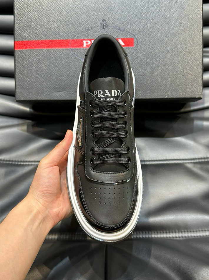メンズ 最高級プラダスーパーコピー PRADA 01 ナッパレザー スニーカー 靴 シューズ 2628030 プラダ シューズ 名作 - 画像 (9)