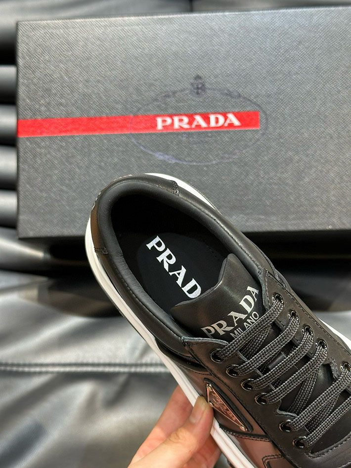 メンズ 最高級プラダスーパーコピー PRADA 01 ナッパレザー スニーカー 靴 シューズ 2628030 プラダ シューズ 名作 - 画像 (6)