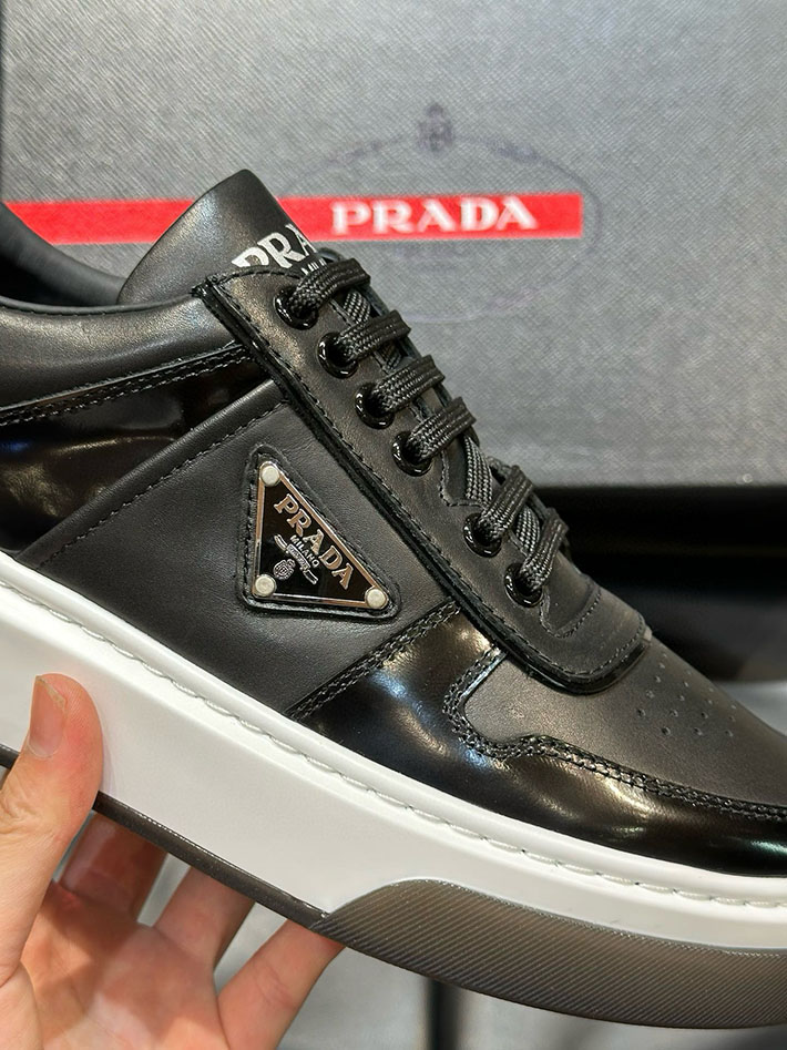 メンズ 最高級プラダスーパーコピー PRADA 01 ナッパレザー スニーカー 靴 シューズ 2628030 プラダ シューズ 名作 - 画像 (5)