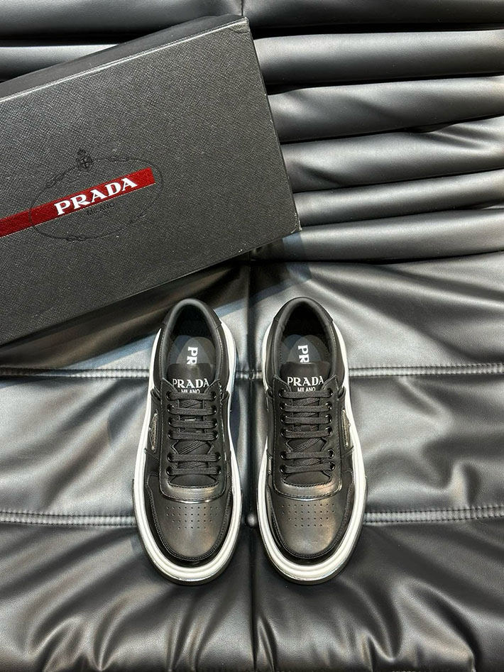 メンズ 最高級プラダスーパーコピー PRADA 01 ナッパレザー スニーカー 靴 シューズ 2628030 プラダ シューズ 名作 - 画像 (3)