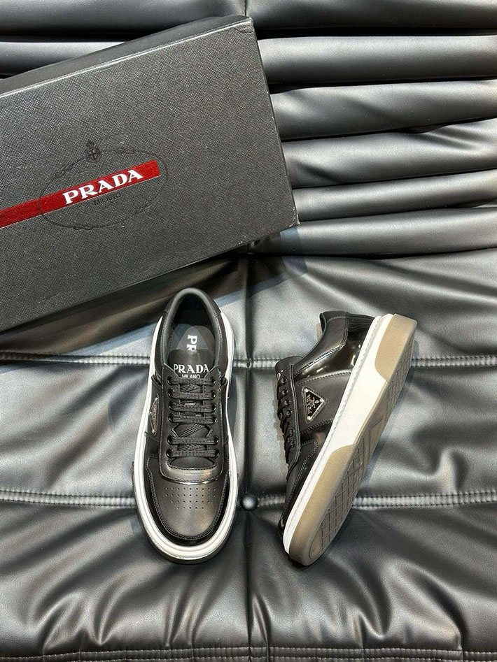 メンズ 最高級プラダスーパーコピー PRADA 01 ナッパレザー スニーカー 靴 シューズ 2628030 プラダ シューズ 名作 - 画像 (2)