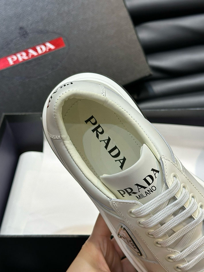 メンズ 最高級プラダスーパーコピー PRADA 01 ナッパレザー スニーカー 靴 シューズ 2628031 プラダ 靴 スニーカー - 画像 (6)