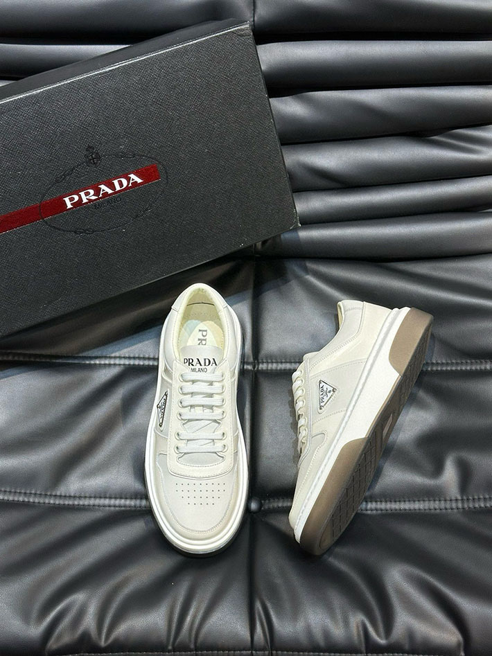 メンズ 最高級プラダスーパーコピー PRADA 01 ナッパレザー スニーカー 靴 シューズ 2628031 プラダ 靴 スニーカー - 画像 (3)