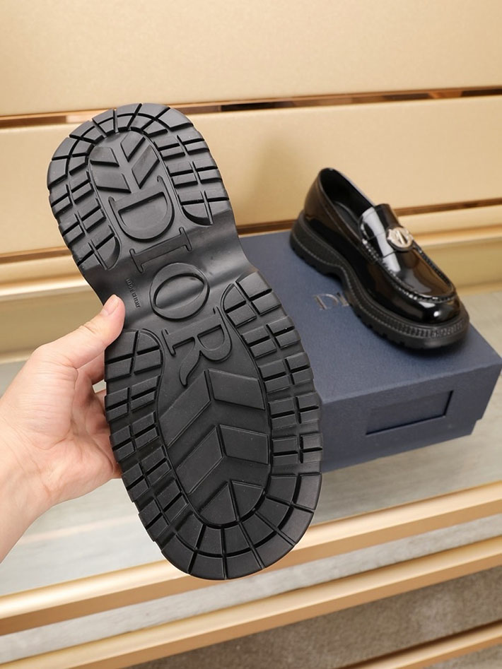 メンズ 最高級ディオールスーパーコピー DIOR EXPLORER ローファー 革靴 シューズ レザー 2628043 ビジネスシューズブランド 40代 - 画像 (8)