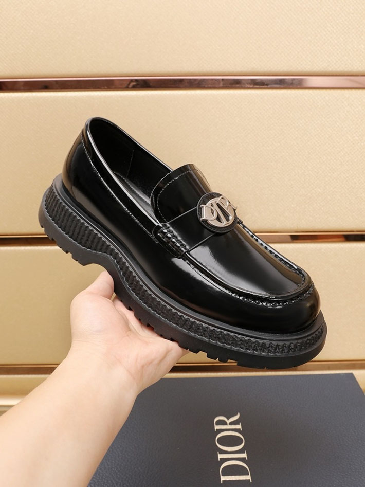 メンズ 最高級ディオールスーパーコピー DIOR EXPLORER ローファー 革靴 シューズ レザー 2628043 ビジネスシューズブランド 40代 - 画像 (4)