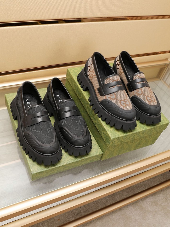 グッチ直営アウトレット店 GUCCI EVAソール MaxiGG マキシ GG ローファー 2628049 グッチ ローファー メンズ アウトレット - 画像 (3)