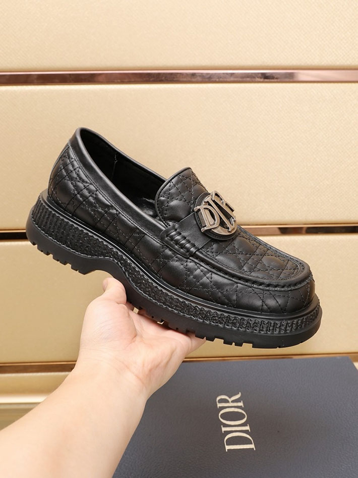メンズ 最高級ディオールスーパーコピー DIOR Buffalo カナージュ ローファー シューズ 靴 2628051 Dior ローファー メンズ - 画像 (9)