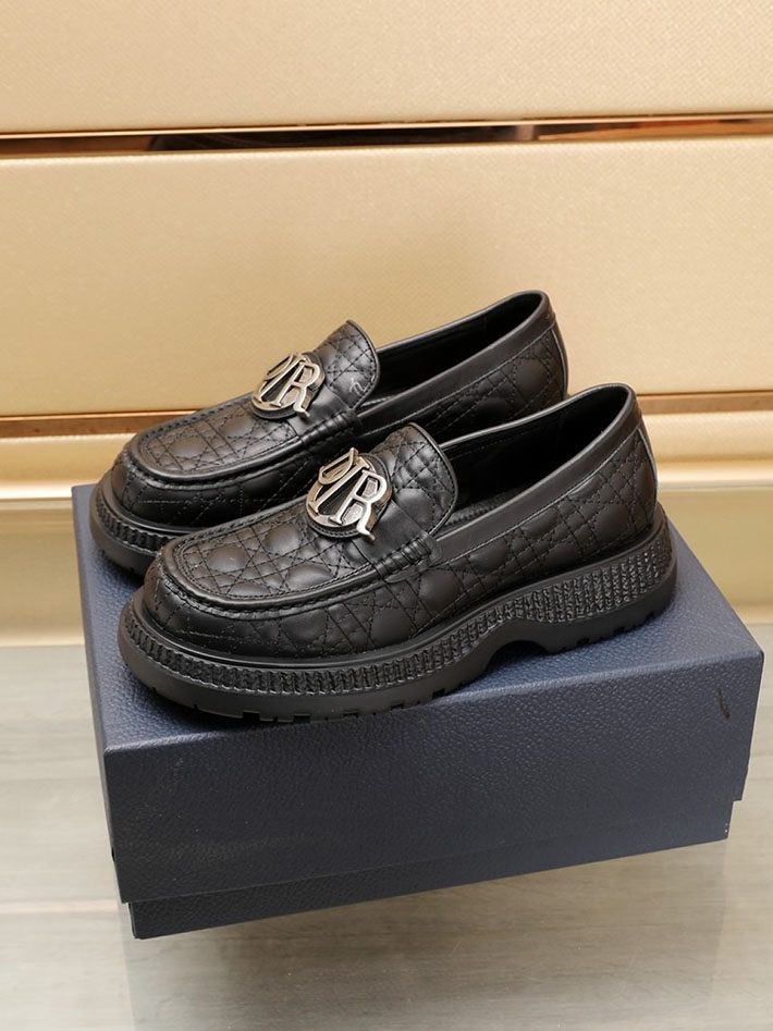 メンズ 最高級ディオールスーパーコピー DIOR Buffalo カナージュ ローファー シューズ 靴 2628051 Dior ローファー メンズ - 画像 (8)