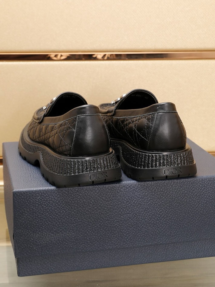 メンズ 最高級ディオールスーパーコピー DIOR Buffalo カナージュ ローファー シューズ 靴 2628051 Dior ローファー メンズ - 画像 (7)
