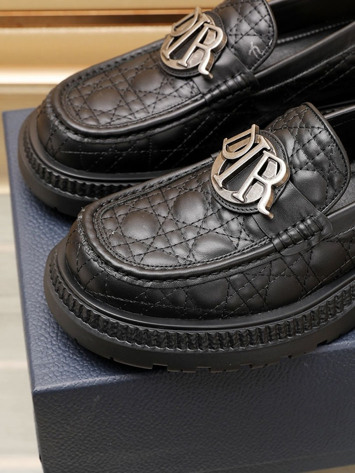メンズ 最高級ディオールスーパーコピー DIOR Buffalo カナージュ ローファー シューズ 靴 2628051 Dior ローファー メンズ - 画像 (5)