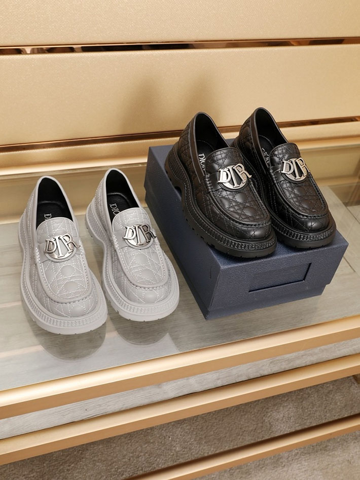 メンズ 最高級ディオールスーパーコピー DIOR Buffalo カナージュ ローファー シューズ 靴 2628051 Dior ローファー メンズ - 画像 (3)