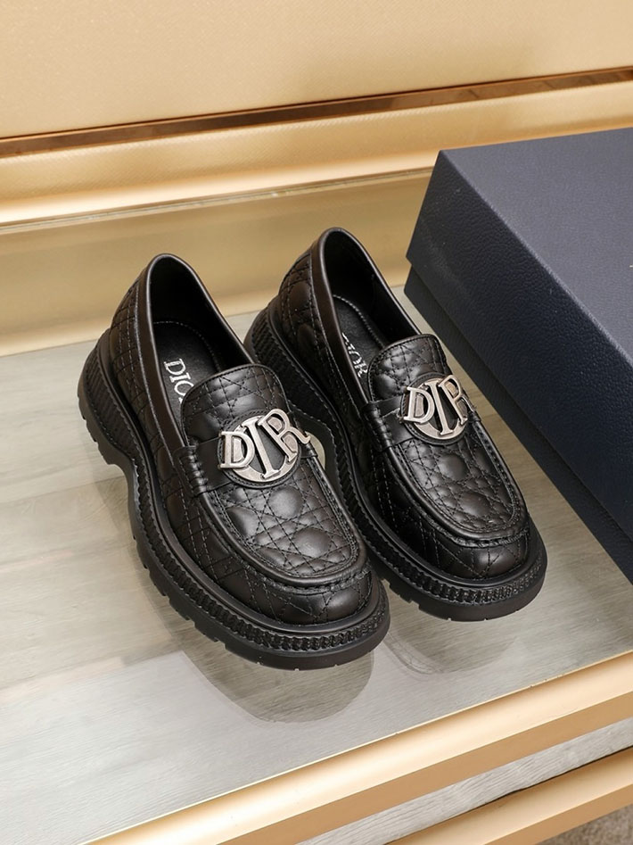 メンズ 最高級ディオールスーパーコピー DIOR Buffalo カナージュ ローファー シューズ 靴 2628051 Dior ローファー メンズ - 画像 (2)