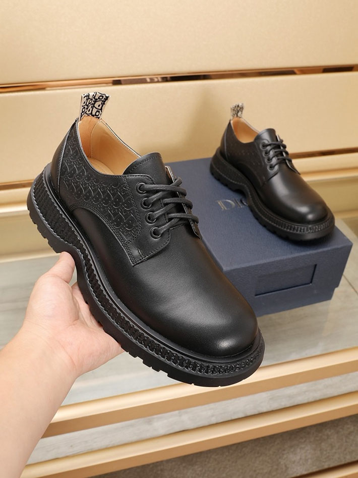 メンズ 最高級ディオールスーパーコピー DIOR オブリーク バッファローダービー シューズ 靴 2628053 ディオール 靴 メンズ - 画像 (6)