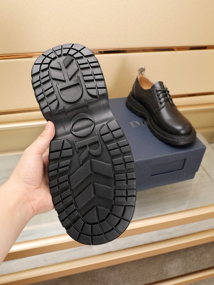 メンズ 最高級ディオールスーパーコピー DIOR オブリーク バッファローダービー シューズ 靴 2628053 ディオール 靴 メンズ - 画像 (4)