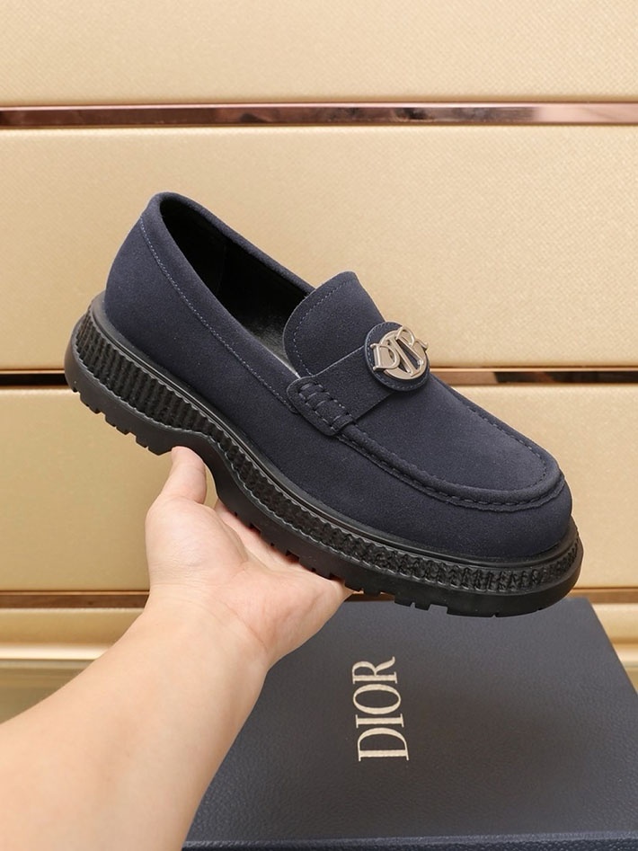 メンズ 最高級ディオールスーパーコピー DIOR Granville ローファー シューズ 靴 スエードカーフスキン 2628055 ディオール ローファー メンズ - 画像 (9)