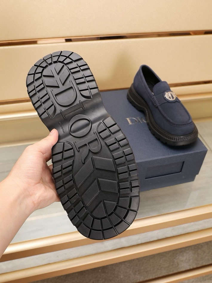 メンズ 最高級ディオールスーパーコピー DIOR Granville ローファー シューズ 靴 スエードカーフスキン 2628055 ディオール ローファー メンズ - 画像 (4)