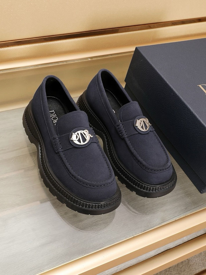 メンズ 最高級ディオールスーパーコピー DIOR Granville ローファー シューズ 靴 スエードカーフスキン 2628055 ディオール ローファー メンズ - 画像 (2)