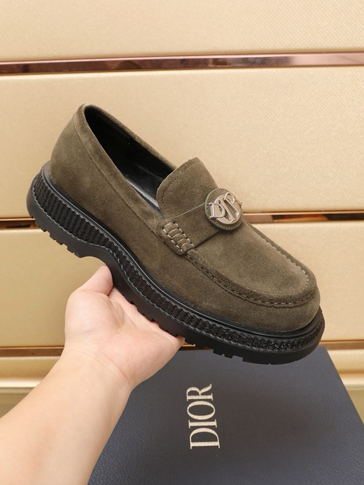 メンズ 最高級ディオールスーパーコピー DIOR Granville ローファー シューズ 靴 スエードカーフスキン 2628056 ディオール 靴 メンズ - 画像 (9)