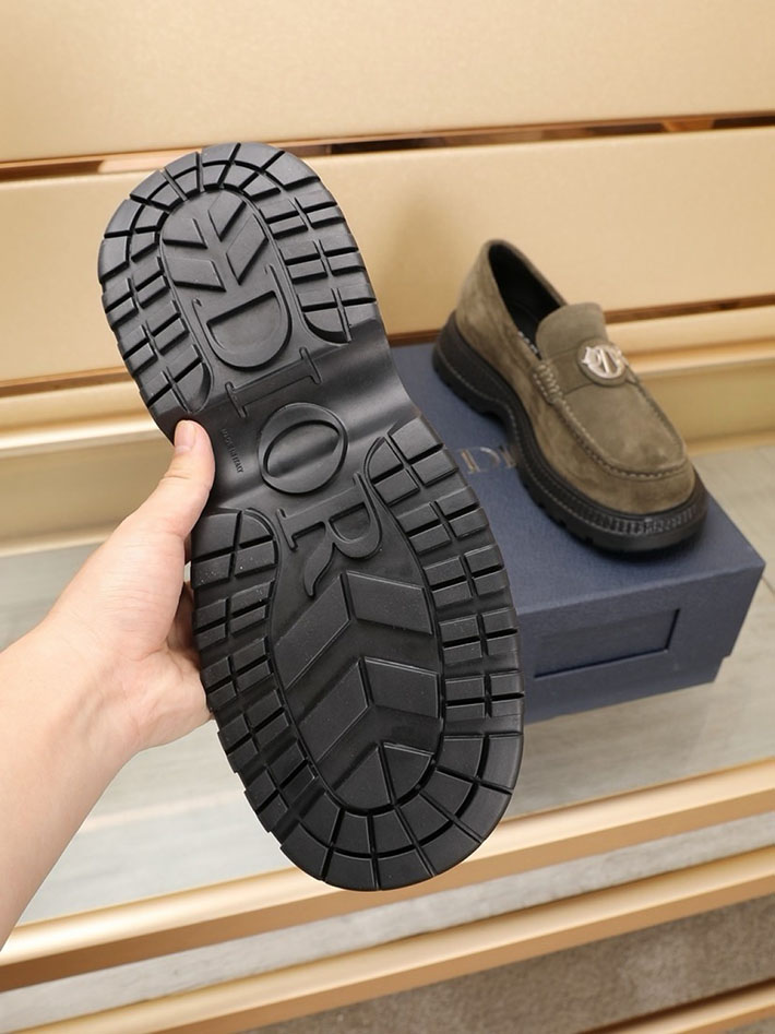 メンズ 最高級ディオールスーパーコピー DIOR Granville ローファー シューズ 靴 スエードカーフスキン 2628056 ディオール 靴 メンズ - 画像 (4)