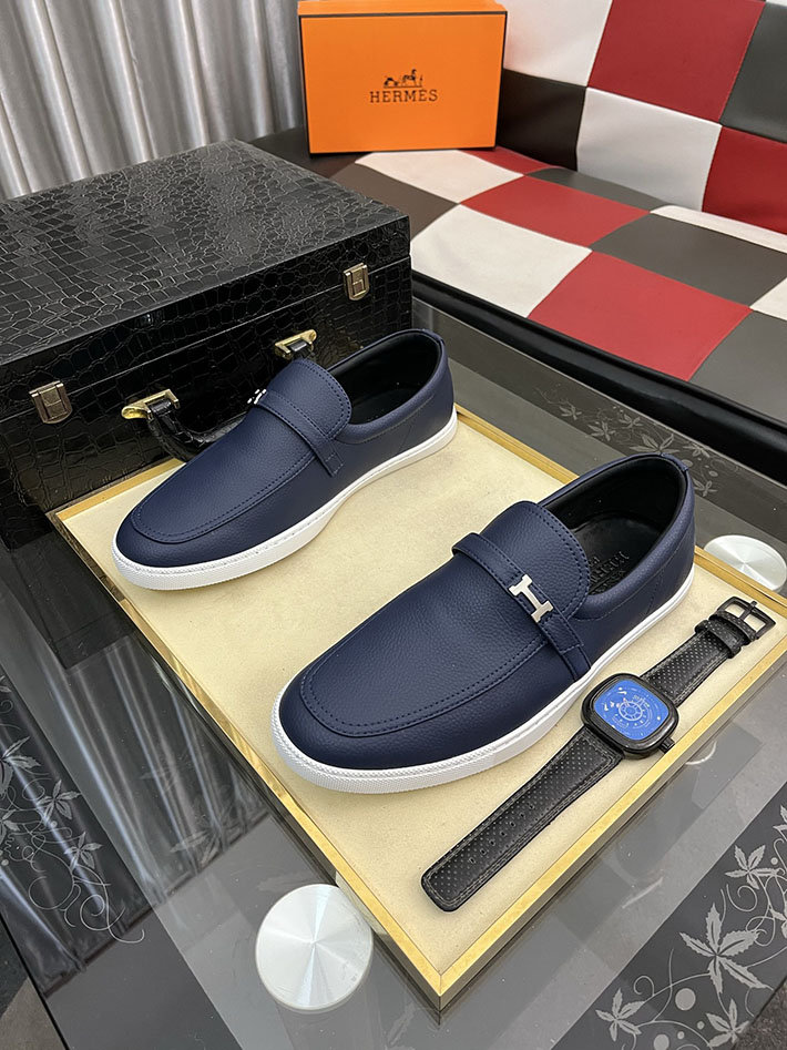 メンズ 最高級エルメススーパーコピー HERMES モカシン ライク ローファー 靴 2628058 エルメス モカシン コーデ - 画像 (4)