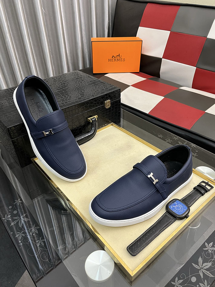 メンズ 最高級エルメススーパーコピー HERMES モカシン ライク ローファー 靴 2628058 エルメス モカシン コーデ - 画像 (3)