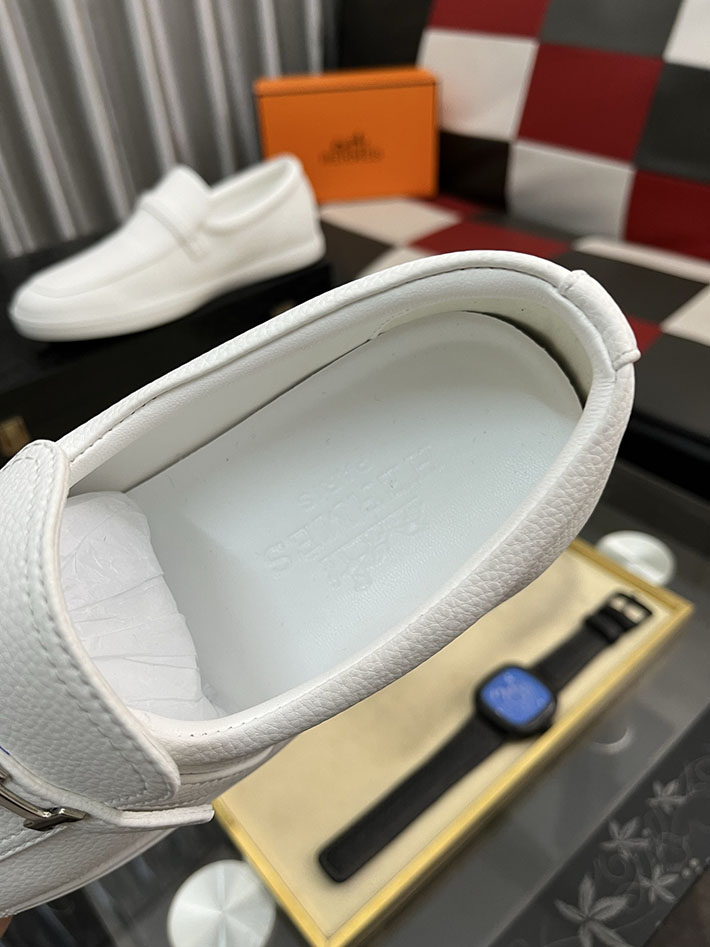 メンズ 最高級エルメススーパーコピー HERMES モカシン ライク ローファー 靴 2628059 モカシンシューズ メンズ おすすめ - 画像 (7)