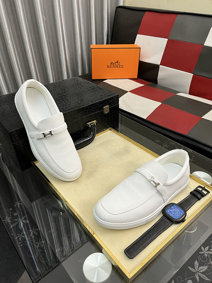 メンズ 最高級エルメススーパーコピー HERMES モカシン ライク ローファー 靴 2628059 モカシンシューズ メンズ おすすめ - 画像 (3)
