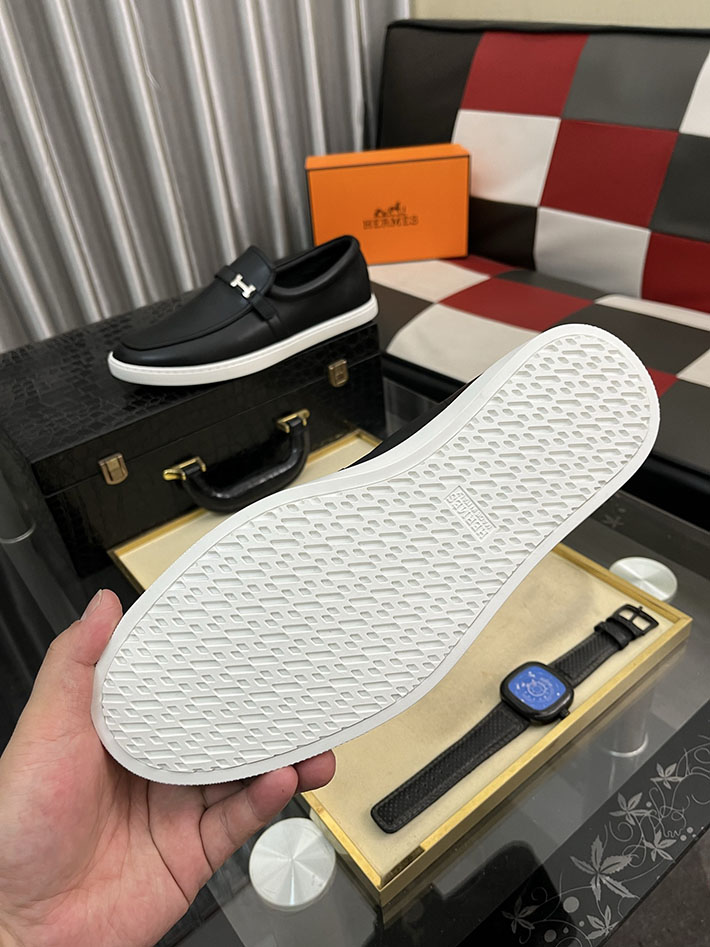 メンズ 最高級エルメススーパーコピー HERMES モカシン ライク ローファー 靴 2628060 モカシンシューズ メンズ ブランド - 画像 (6)
