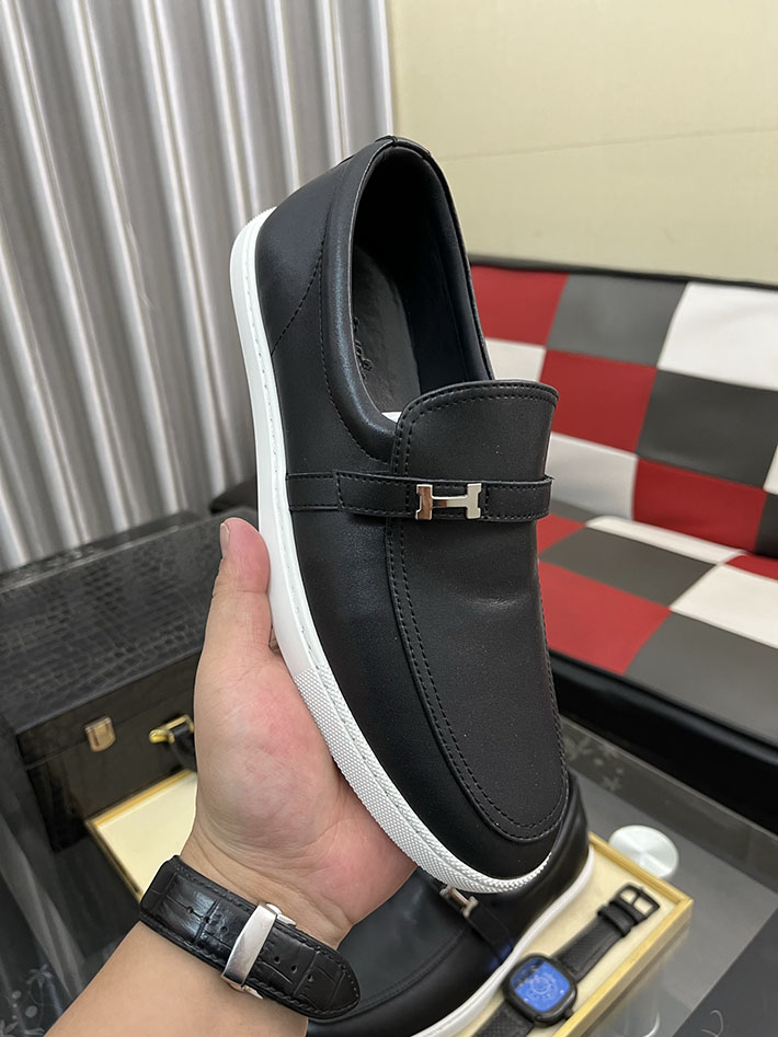 メンズ 最高級エルメススーパーコピー HERMES モカシン ライク ローファー 靴 2628060 モカシンシューズ メンズ ブランド - 画像 (2)