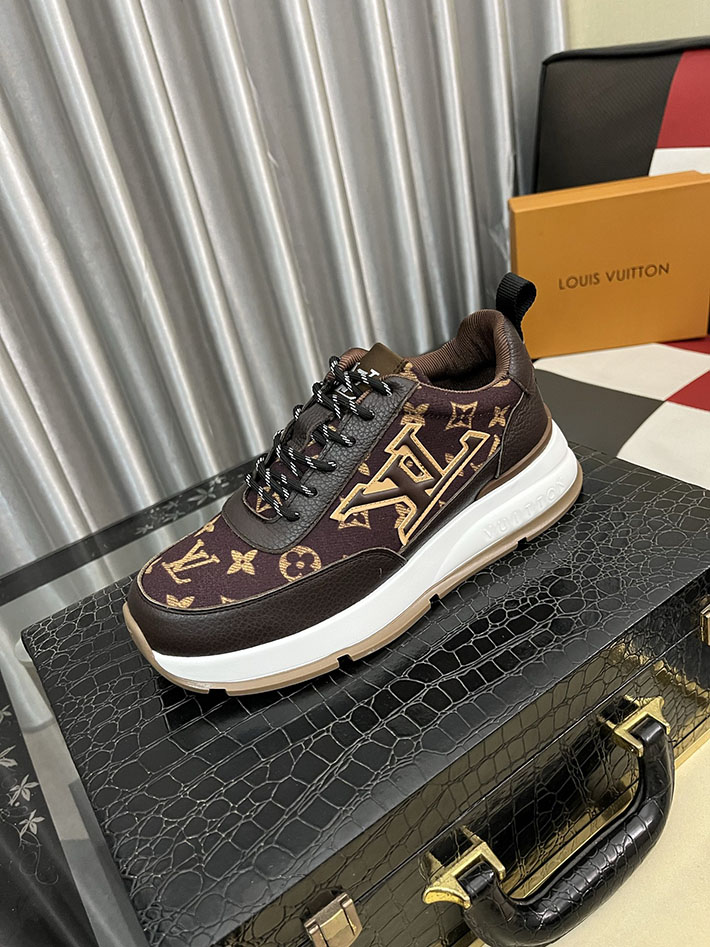 ルイヴィトン アウトレット店舗 靴 メンズ Louis Vuitton ビバリーヒルズ ライン スニーカー 2628066 ルイヴィトン スニーカー 人気 - 画像 (5)