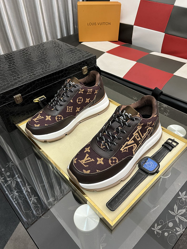 ルイヴィトン アウトレット店舗 靴 メンズ Louis Vuitton ビバリーヒルズ ライン スニーカー 2628066 ルイヴィトン スニーカー 人気 - 画像 (4)